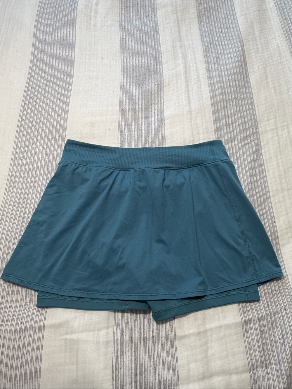 Nike Women's Teal Athletic Skort with Built-In Shorts - Picture 4 of 5